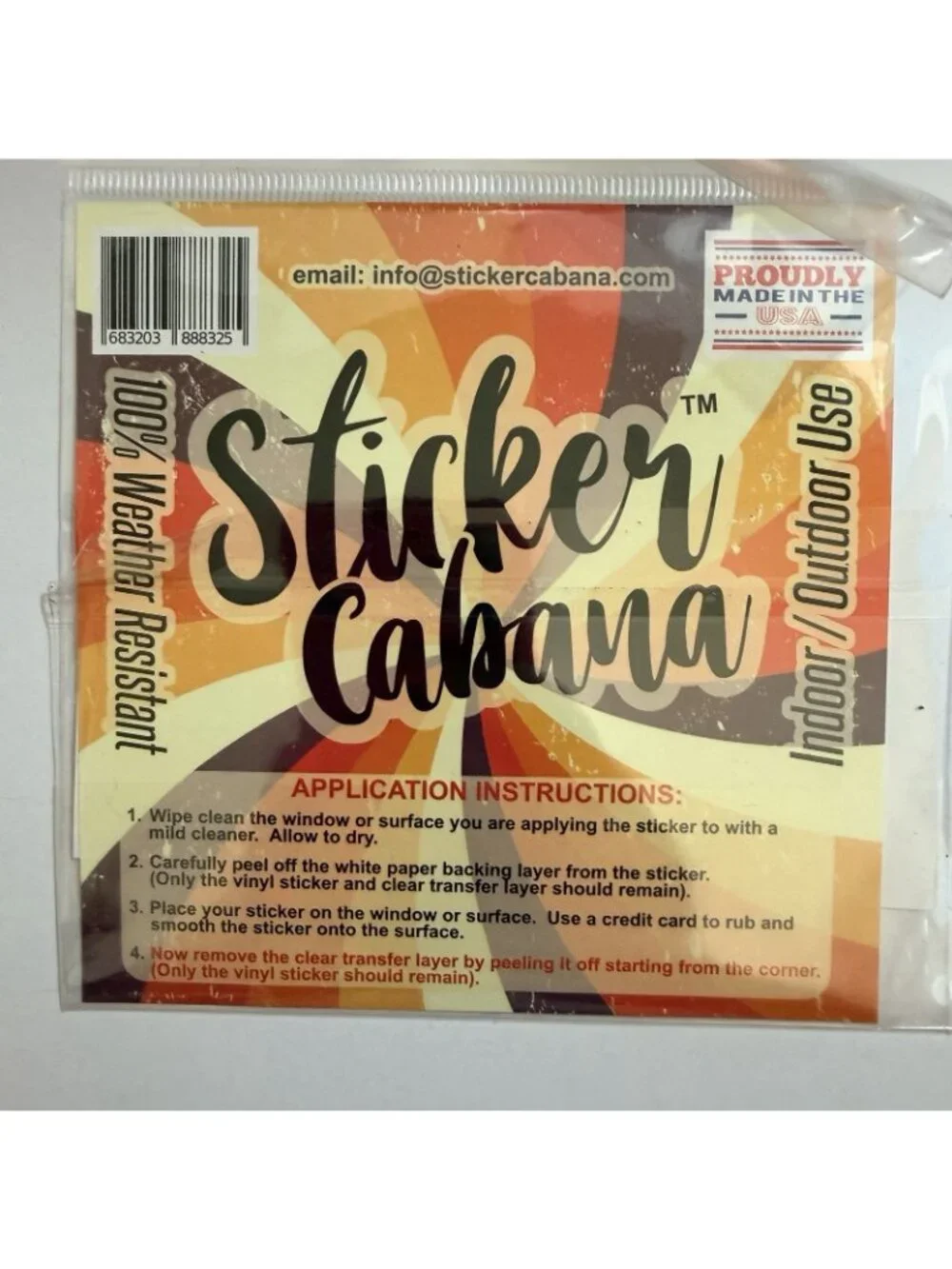 Sticker Cabana “I Love Pooping In The Woods” Indoor/Outdoor Vinyl Sticker